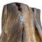 Hello Honey® 10.5" Multicolor Hand-Painted Stoneware Organic Vase with Reactive Glaze